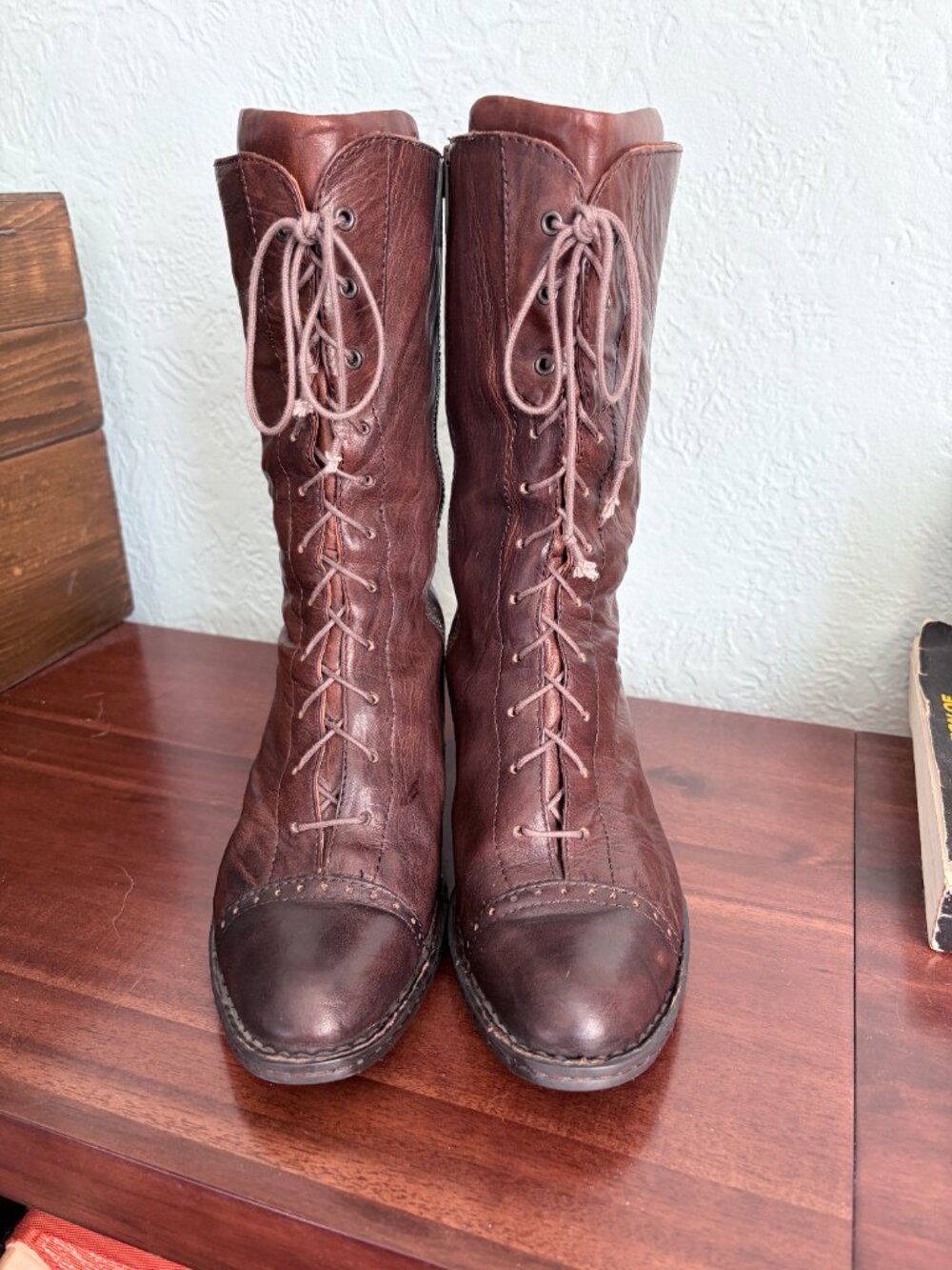 Witchy Cottage Core Granny Boots Size 10/42 - Picture 2 of 11